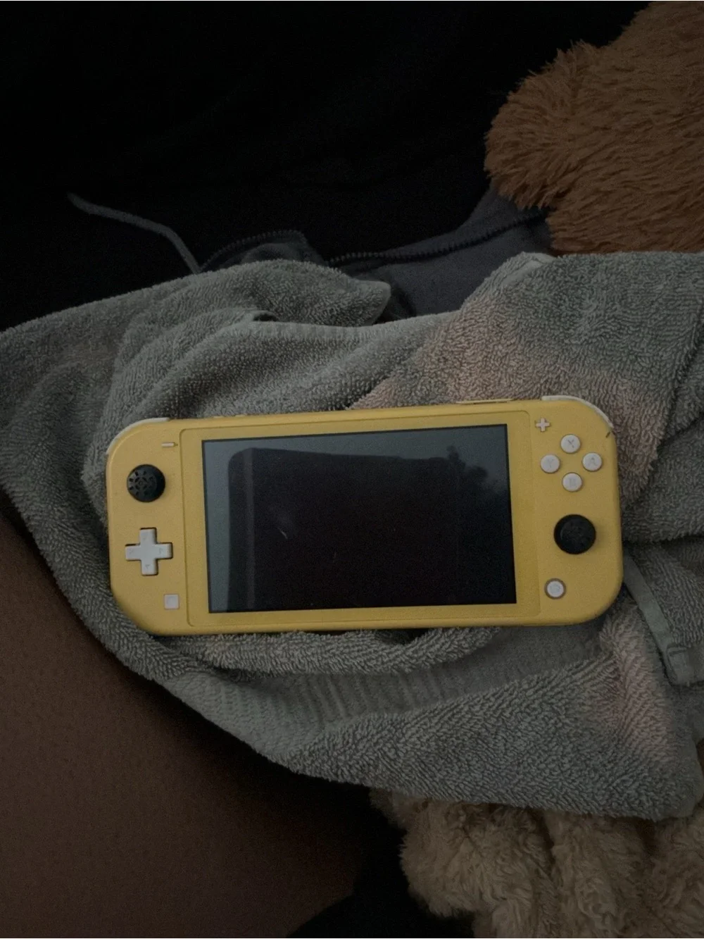 Nintendo Switch Lite Yellow with black buttons